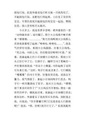 暑假趣事作文(暑假趣事作文300字三年级)